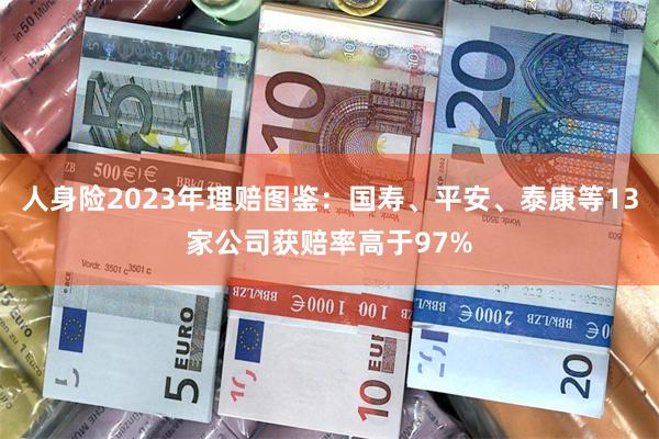 人身险2023年理赔图鉴：国寿、平安、泰康等13家公司获赔率高于97%