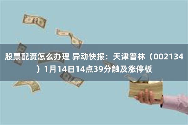 股票配资怎么办理 异动快报：天津普林（002134）1月14日14点39分触及涨停板